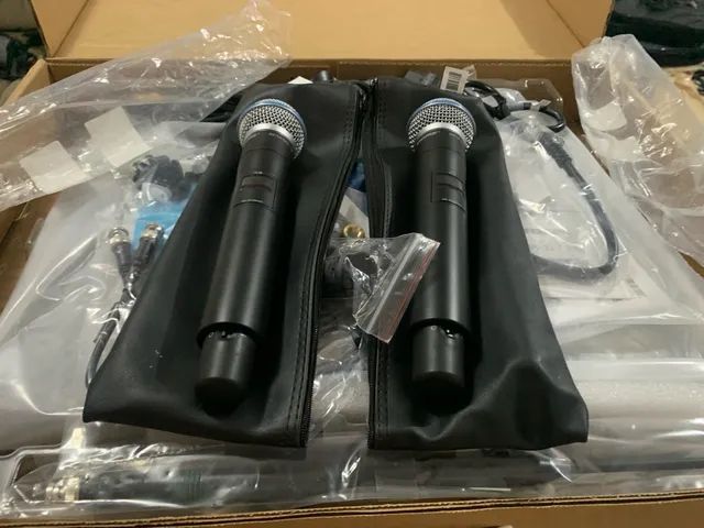 SHURE AXIENT G55  Com Talk. com 02 bastões Beta 58A, A Pronta entrega !!!! - Foto 4