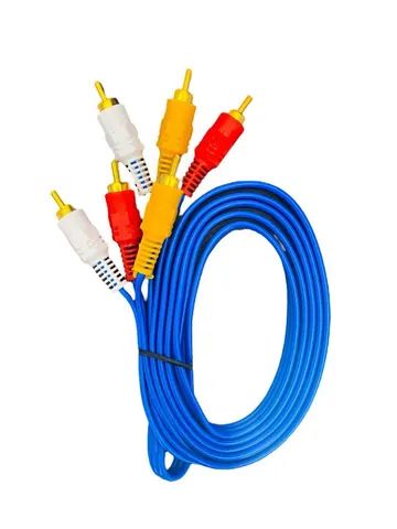 Cabo Adaptador RCA Áudio e Vídeo 