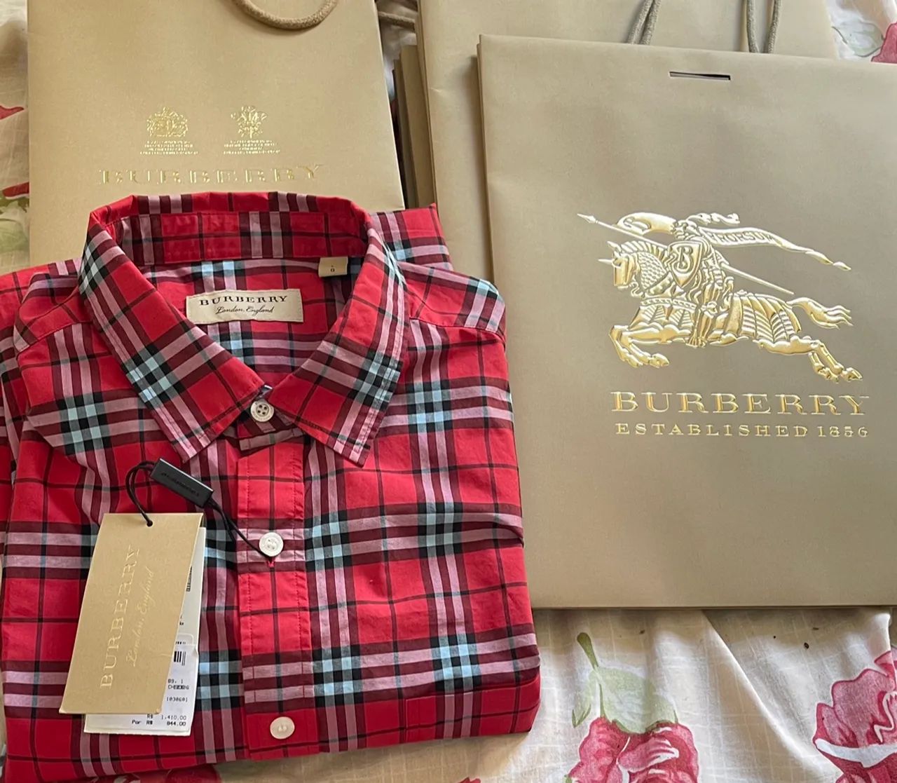 Camisetas burberry original best sale