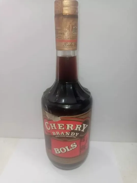 Licor Cherry Brandy Bols Anos 70 Original Garrafa 690ml
