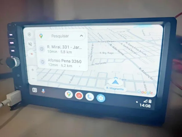 Multimídia CarPlay Android Auto