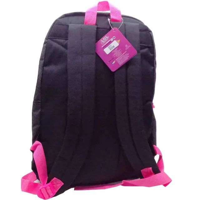 Mochila Juvenil Lol Preto Luxcel - Foto 5