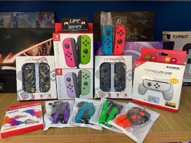 Joycons e acessórios Nintendo Switch