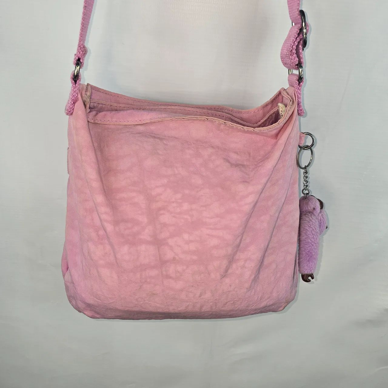 Bolsa kipling original rosa média  - Foto 2