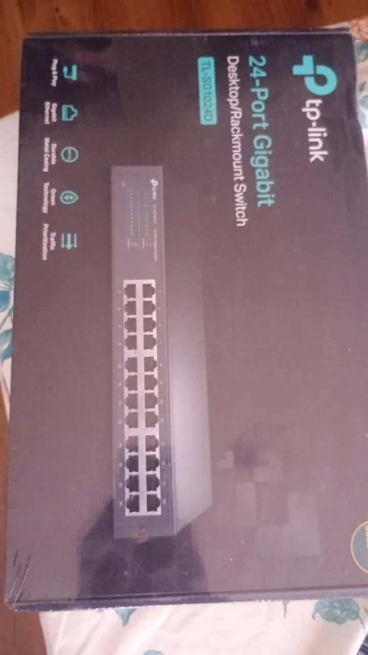 Switch TP-Link 24 Portas Gigabit TL-SG1024D
