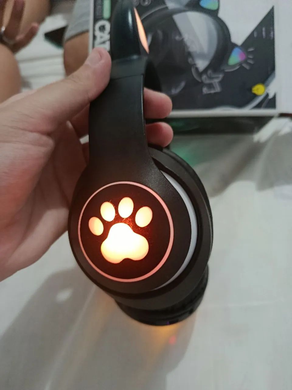 Fone de ouvido de gatinho  - Foto 4