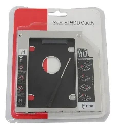 Adaptador Case Caddy Hd Ssd Sata 2.5 Gaveta Notebook  9,5