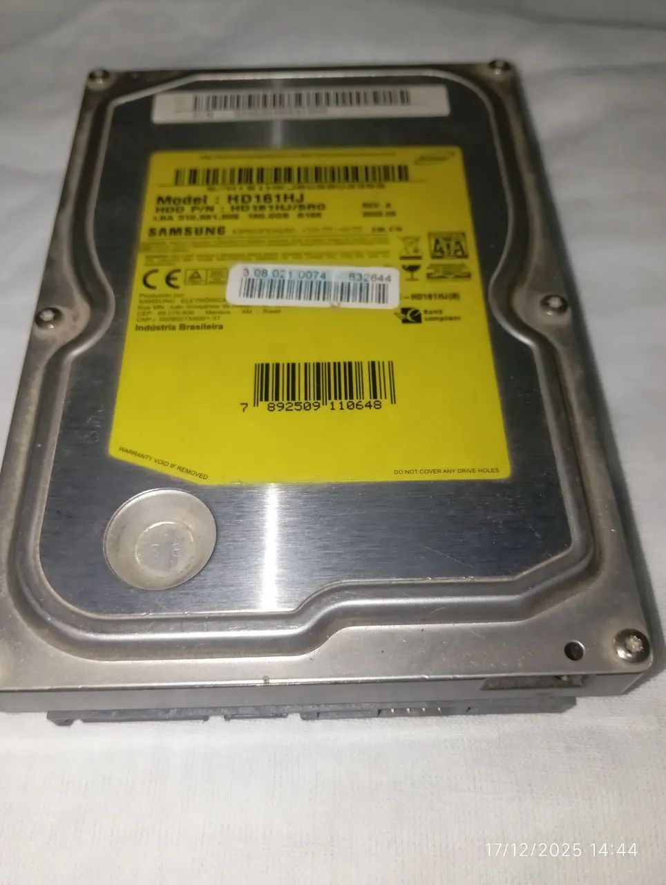 HD Sata 160 GIgas  Samsung para Computadores. - Foto 2