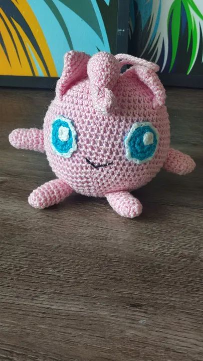 Amigurumi Jigglypuff - Feito à Mão <br> - Foto 4