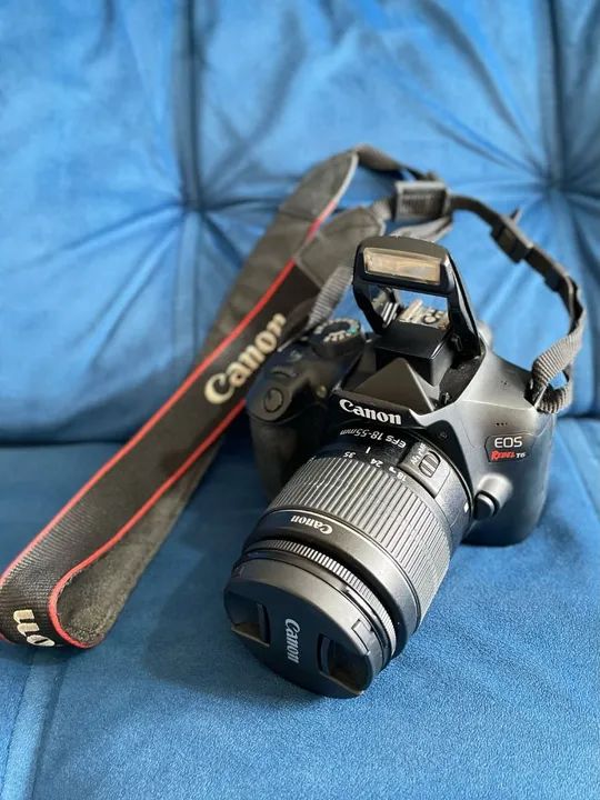 Câmera Profissional cânon T6 Completa com lentes . - Foto 2