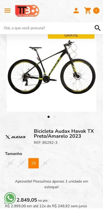 Audax tx zero pra vender logo - Foto 2