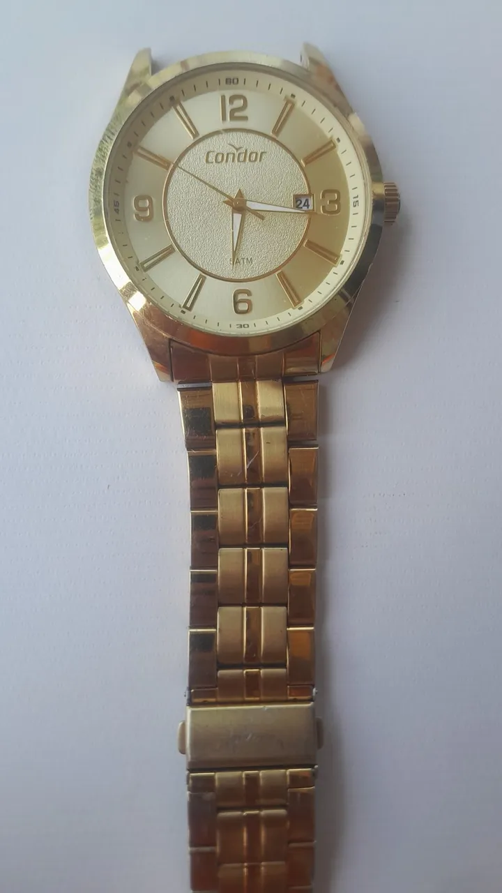 Relógio Condor Masculino Dourado