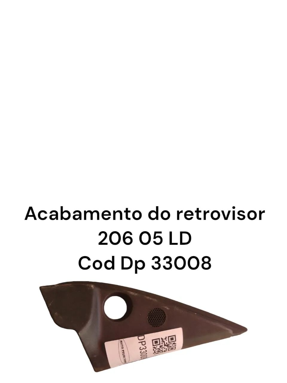 Acabamento Do Retrovisor 206 05 Ld Cod Dp 33008