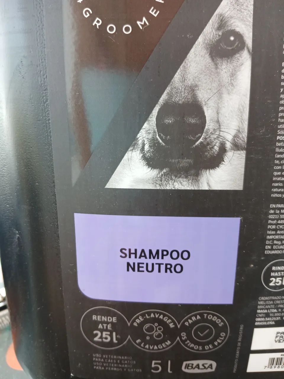 SHAMPOO NEUTRO IBASA PARA LINHA PET 5 LITROS  - Foto 2
