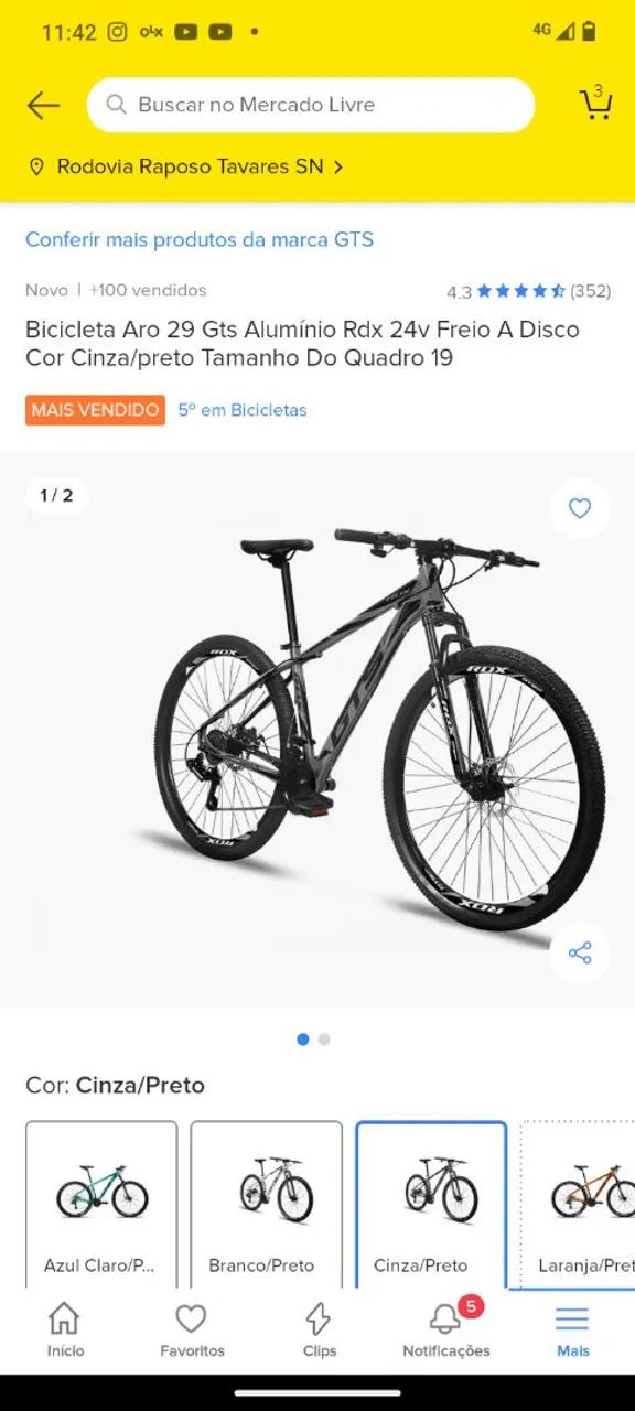 Bicicleta Scott (GTS) Mountain Bike - Foto 3
