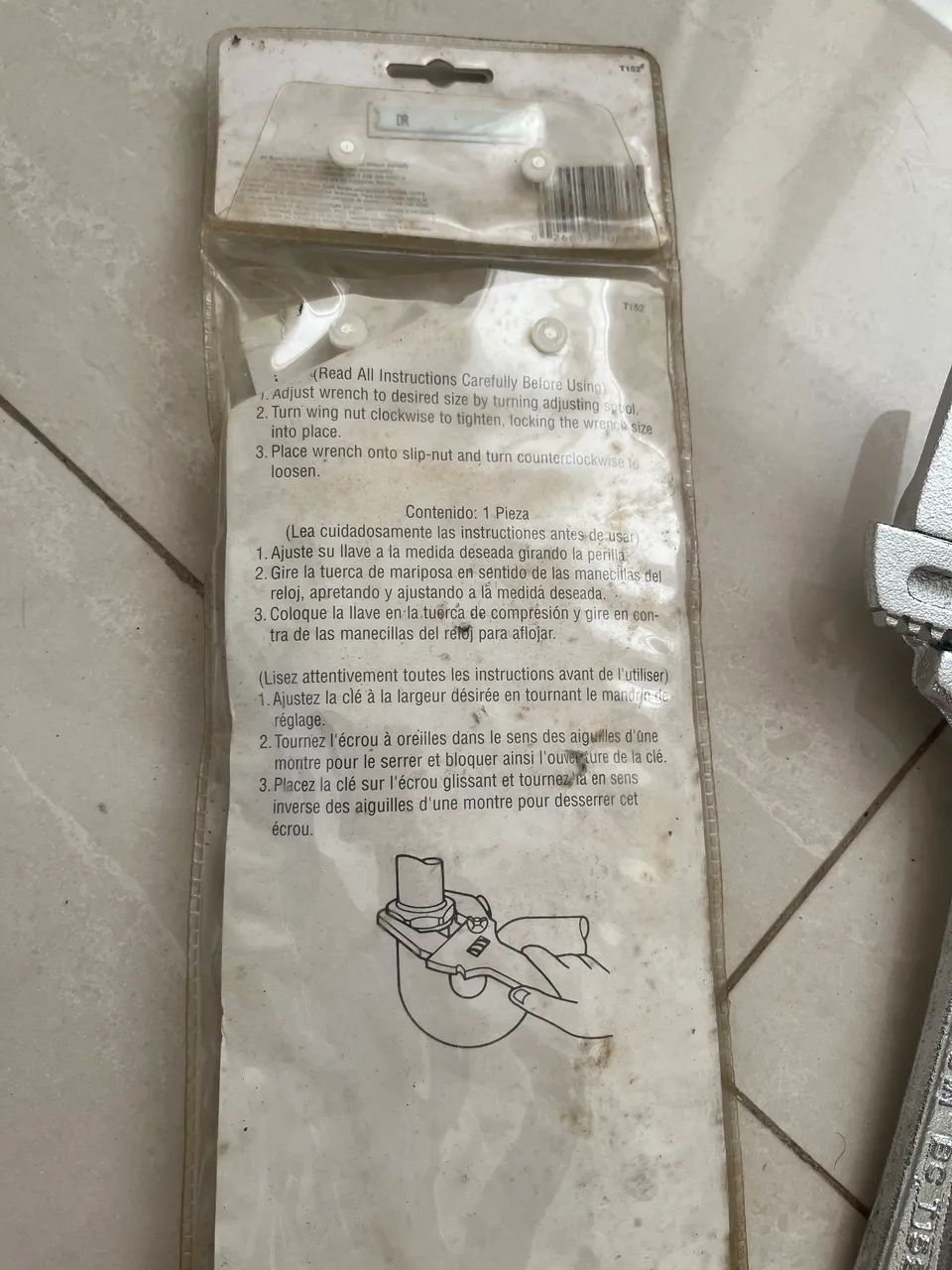 Ferramenta hidráulica alicate chave inglesa importado - Foto 4