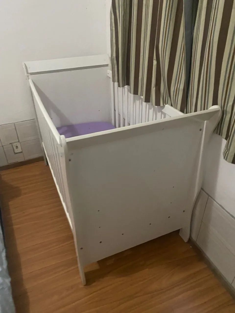Berço Branco com Detalhes Arredondados grão de gente  - Foto 2