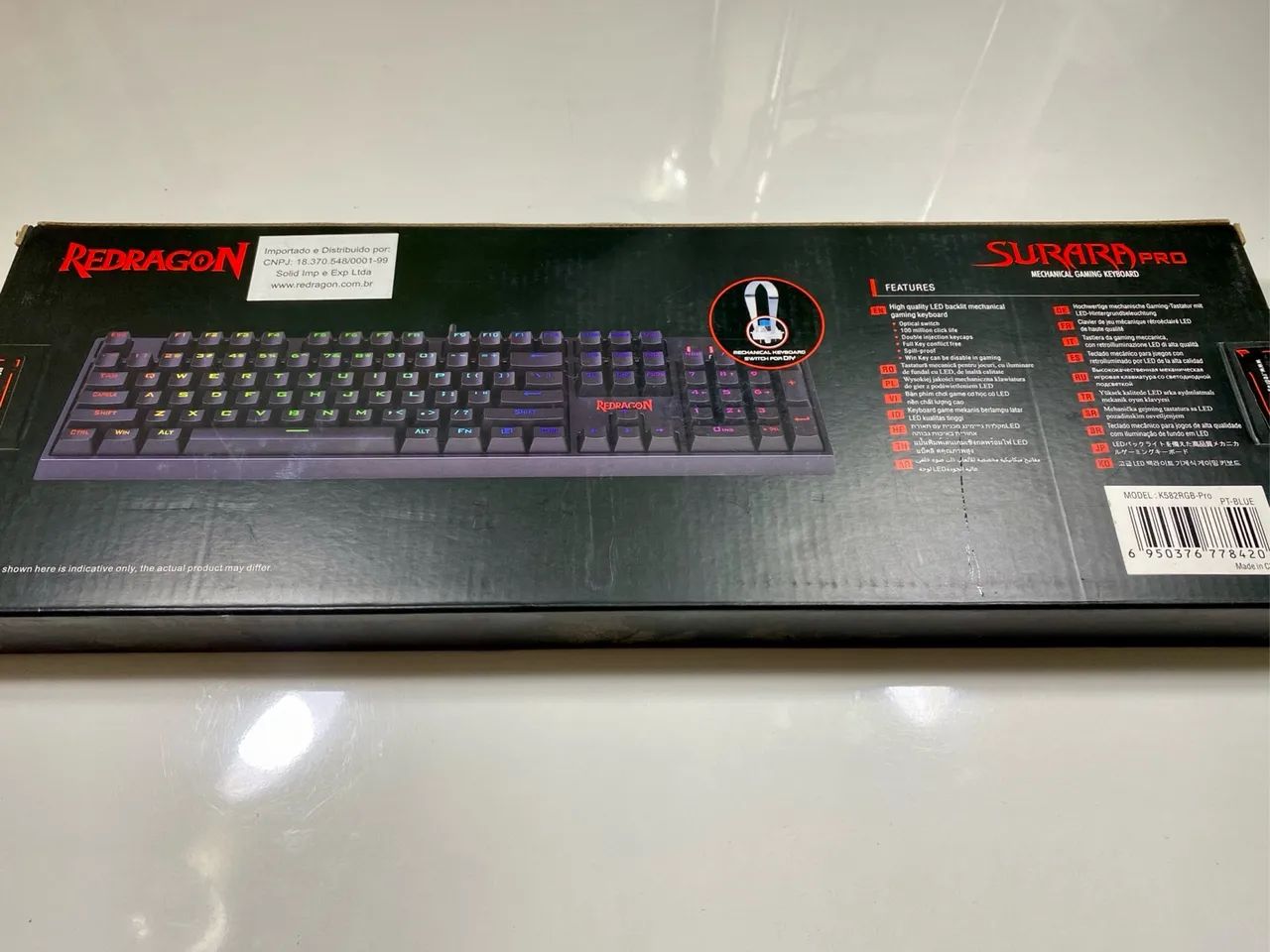 Teclado Mecânico Gamer Redragon Surara Pro - Foto 2