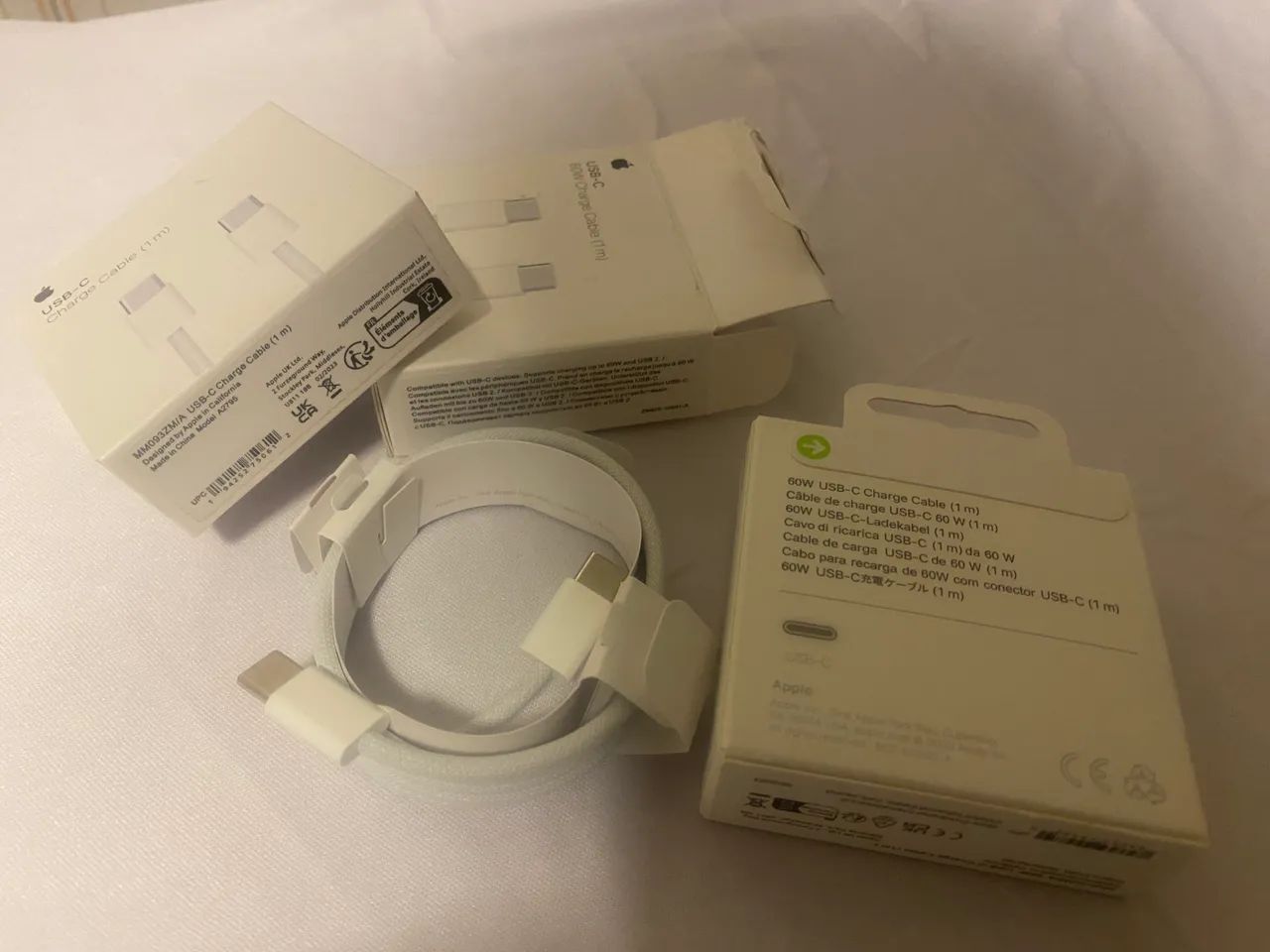Cabo USB-C novo na caixa temos de 1 metro e 2 metros  - Foto 2