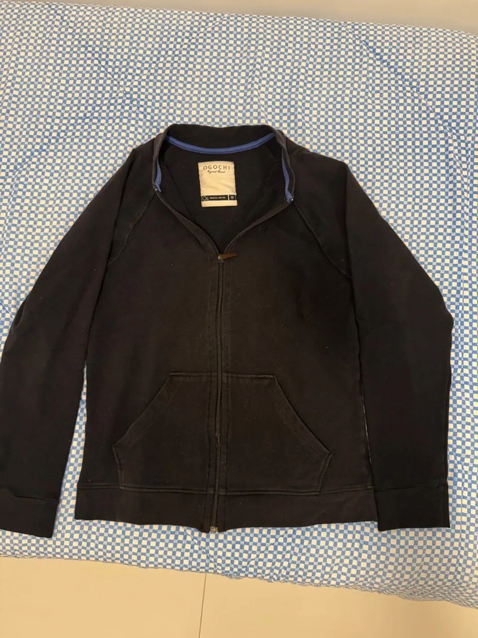 Casaco de Moletom Infantil preto da Ogochi Roupas