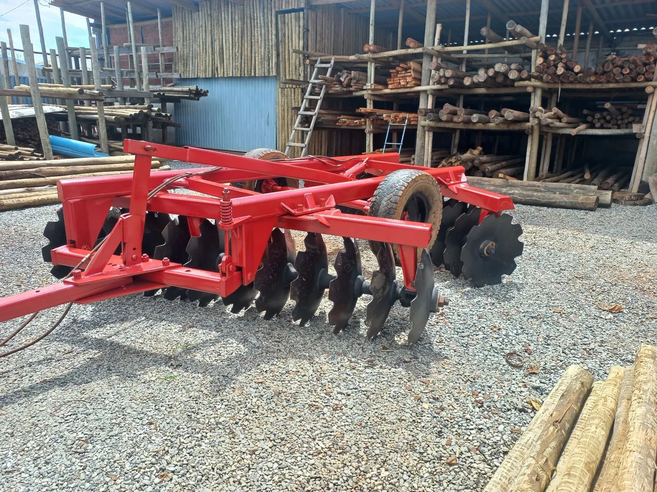 Trator tm 7040 + grade tatu24x28  - Foto 5