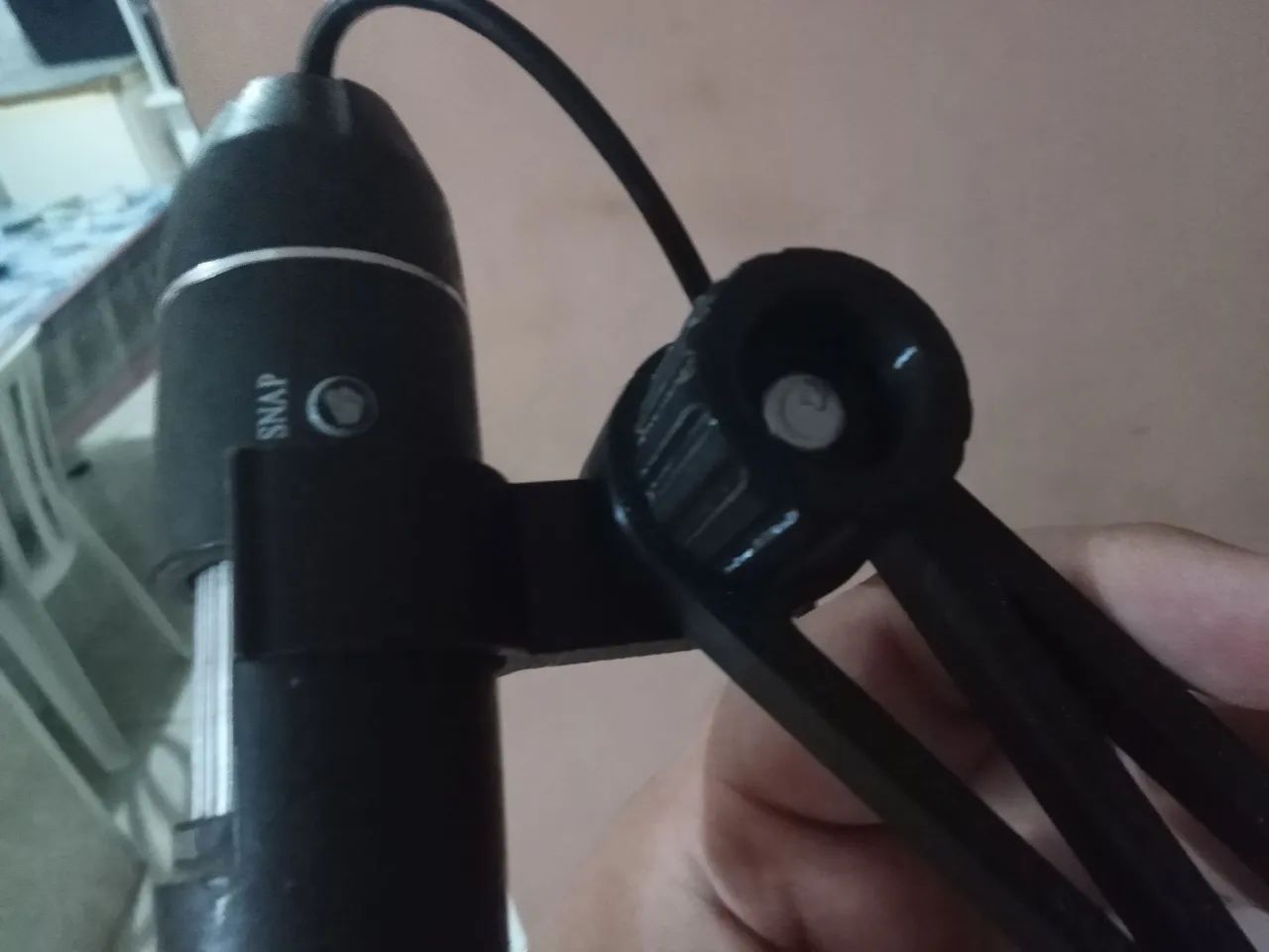 microscópio digital com suporte de plástico ambos 100% - Foto 2