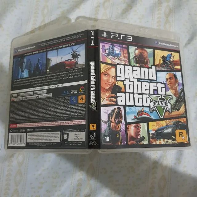 jogo gta v 5 ps3 com mapa - Foto 3