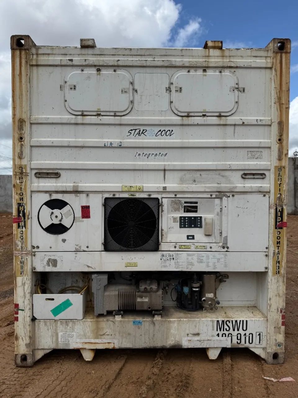Container Reefer 12 Metros Isolamento Termico Acustico Refrigerado 40" Pes Escritorio Casa - Foto 4