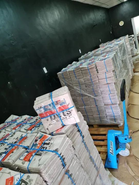 JORNAL ALLPETS 10kg $9,00KG 600 Folhas Grandes 58x65 - Foto 6