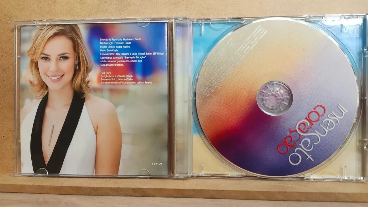 Novela Insensato coração  - CD da trilha sonora original - 2011 - Foto 2