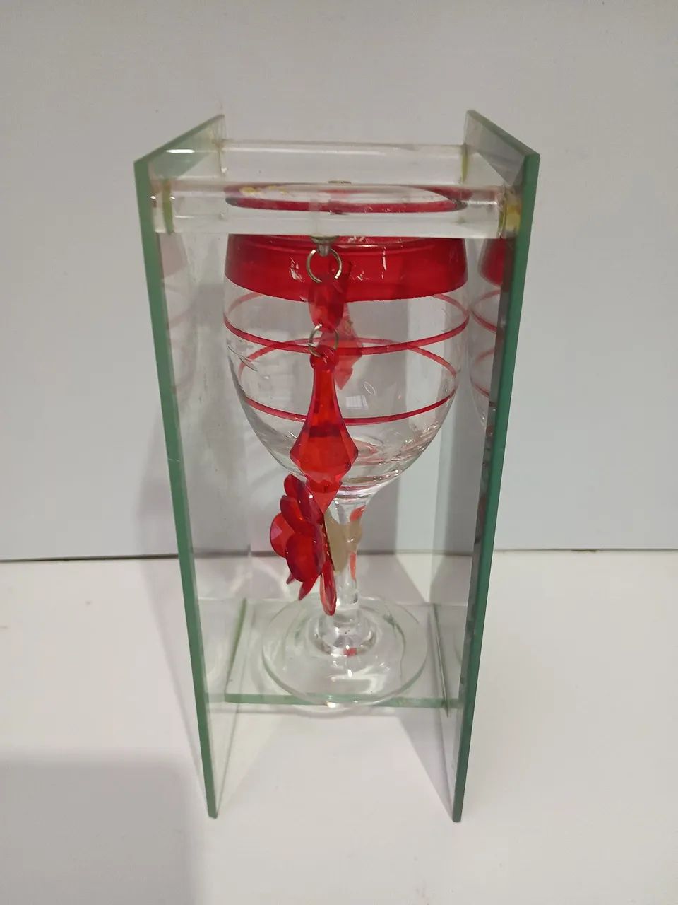 Taça decorativa de vidro - Foto 3