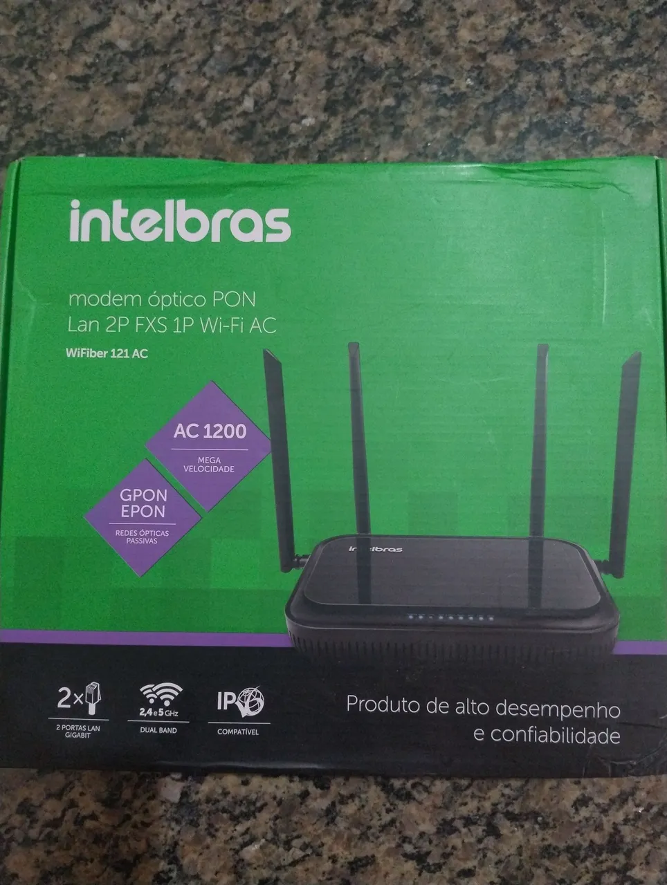 Modem óptico pon