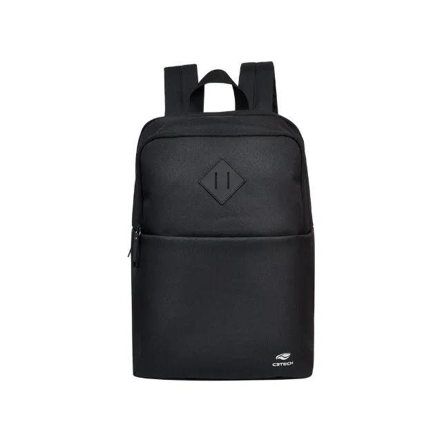 Mochila Para Notebook 15,6" MC-40BK Preta C3Tech Nova Reforçada Acolchoada