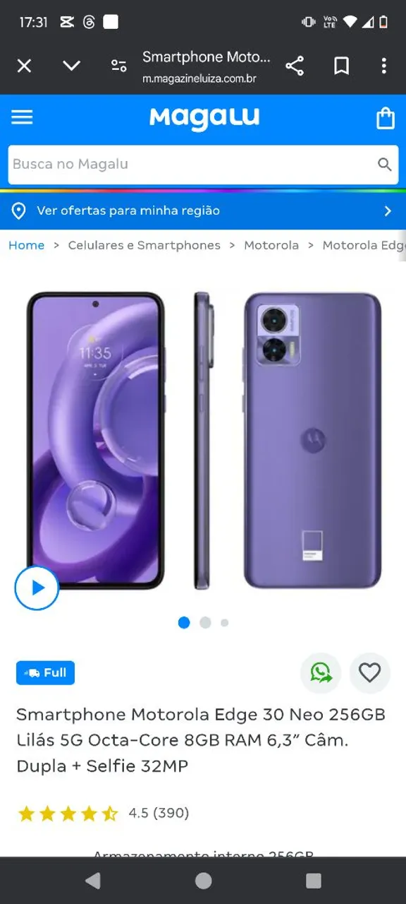 Moto One Edge 30 Neo