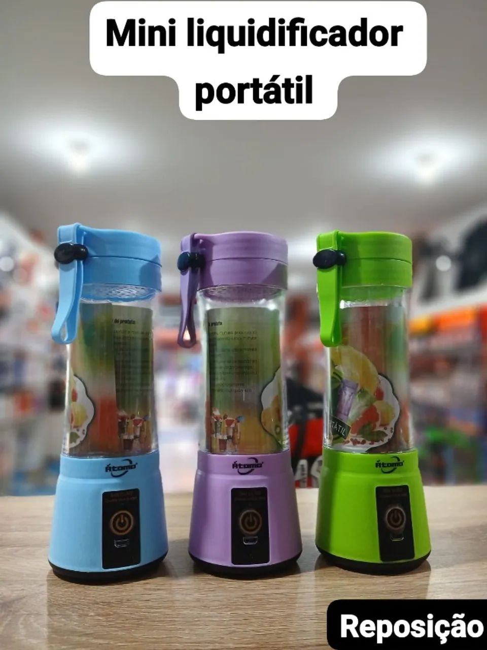 Mini Liquidificador Portátil