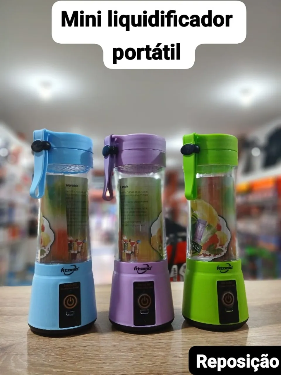 Mini Liquidificador Portátil