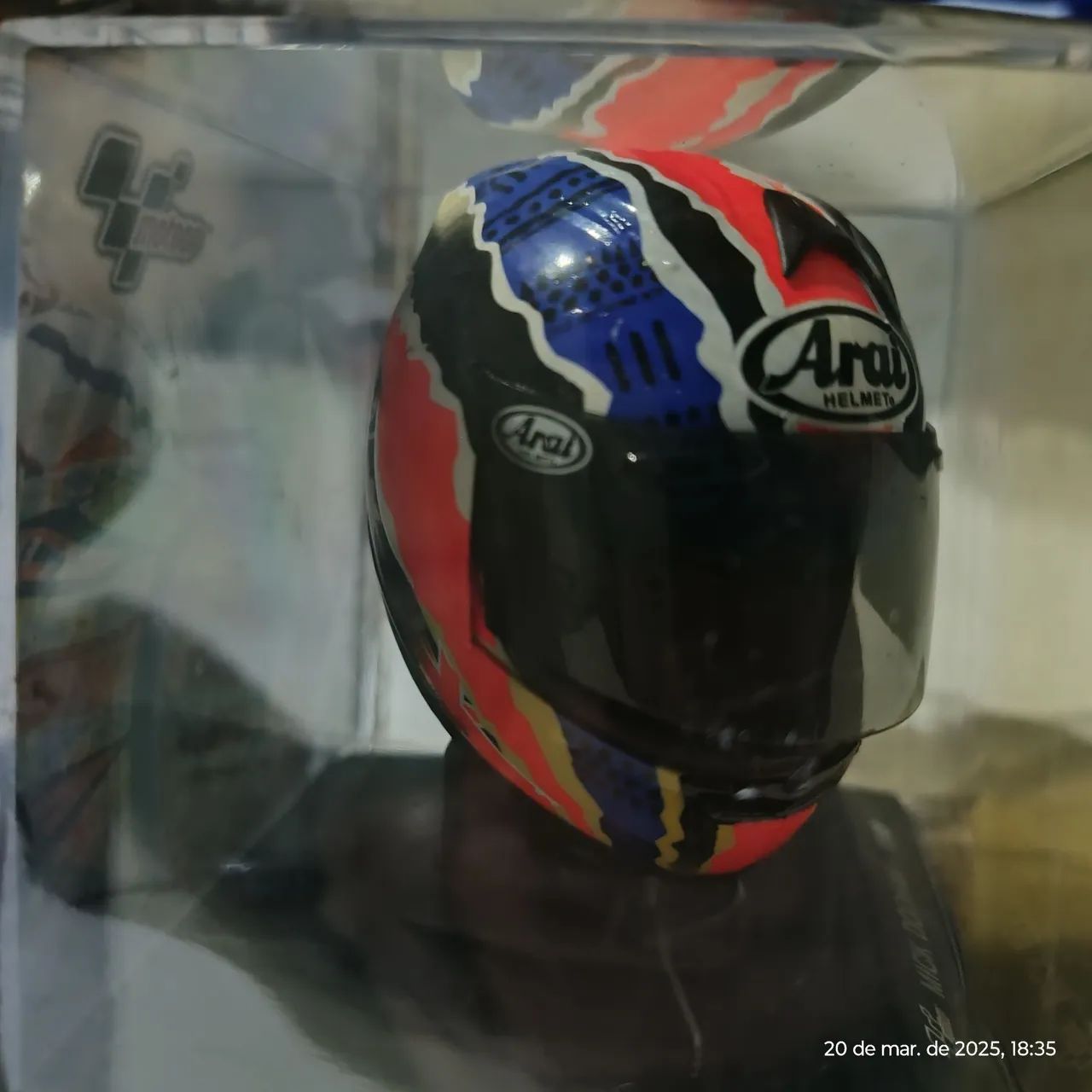 Coleção MotoGP, capacete Mick Doohan. - Foto 2
