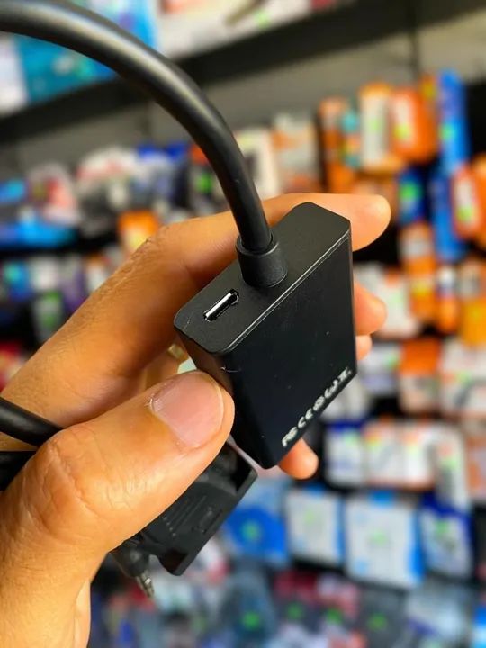 CABO CONVERSOR VGA PARA HDMI COM ÁUDIO E VÍDEO - Foto 5