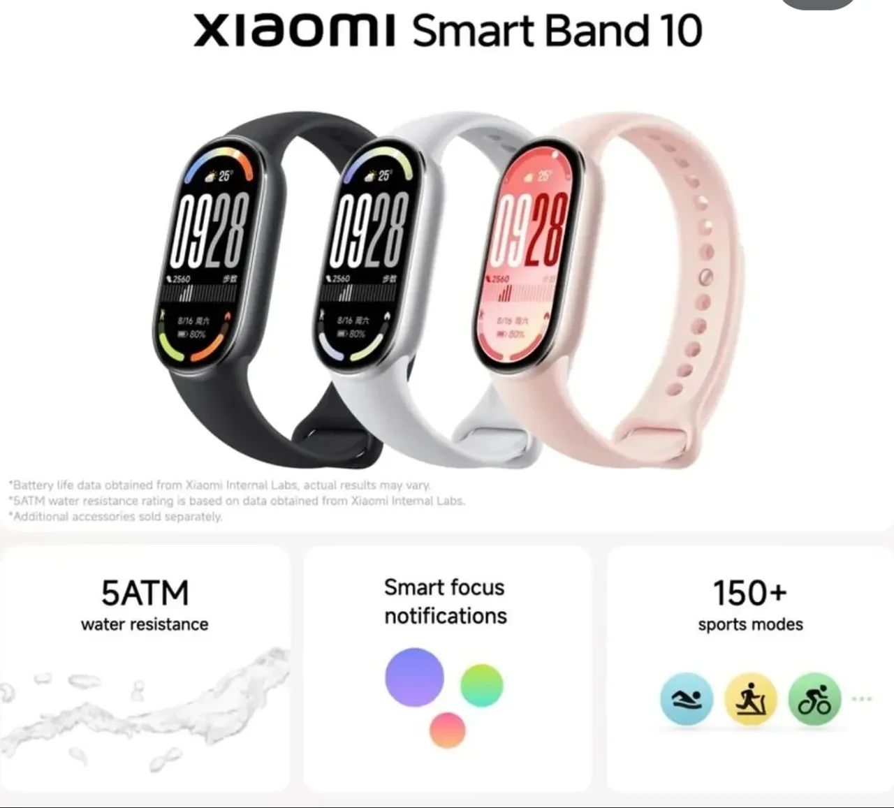 Xiaomi Smart Band 10 - Diversas Cores - Foto 4