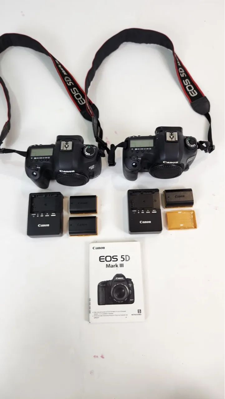 Estúdio Fotografia Completo: Duas Canon 5D Mark III + Lentes + Acessórios