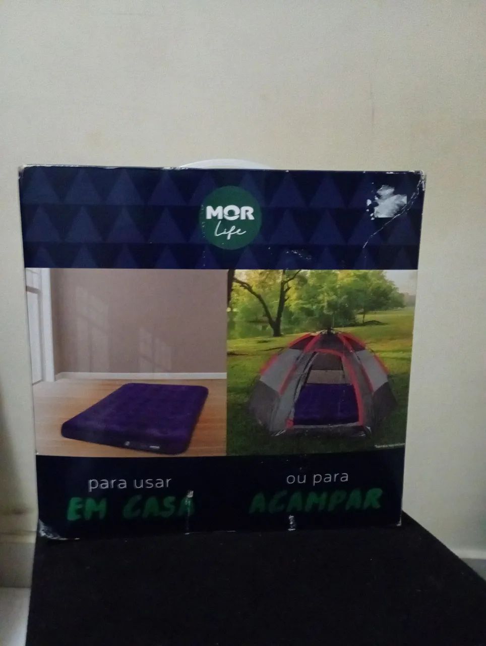 Colchão inflável multiuso com fole