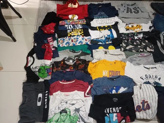 Lote roupas Menino 6/8/10 anos - Foto 2
