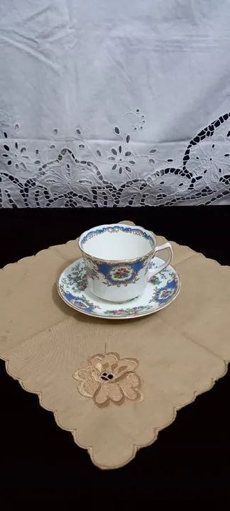 Antiga Xicara De Cha Inglesa Foley  - Foto 6