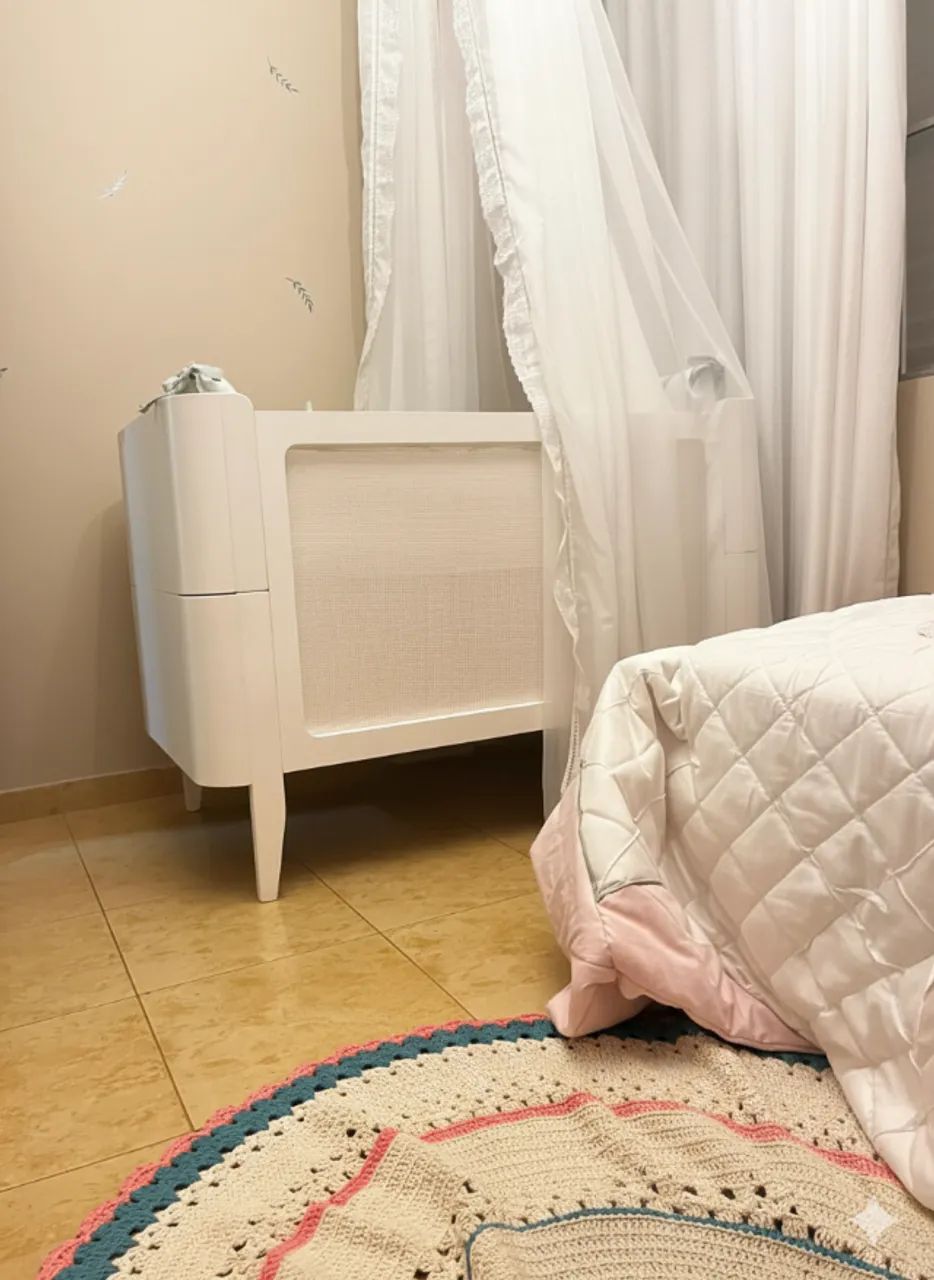 Berço BO Grade Palha - Crescer