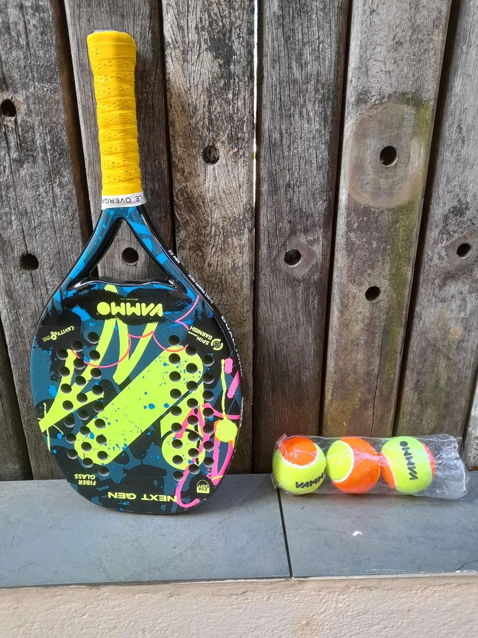 Raquete Beach Tenis Vammo Next Gen Faber Glass - Foto 4