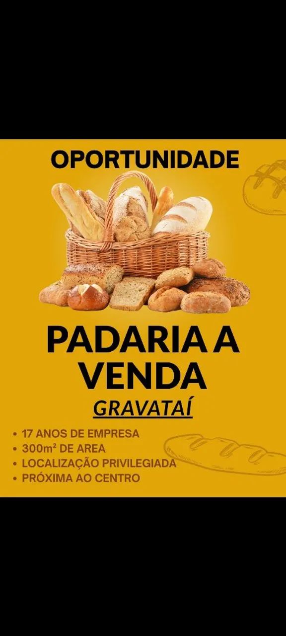 Padaria a venda Gravataí 