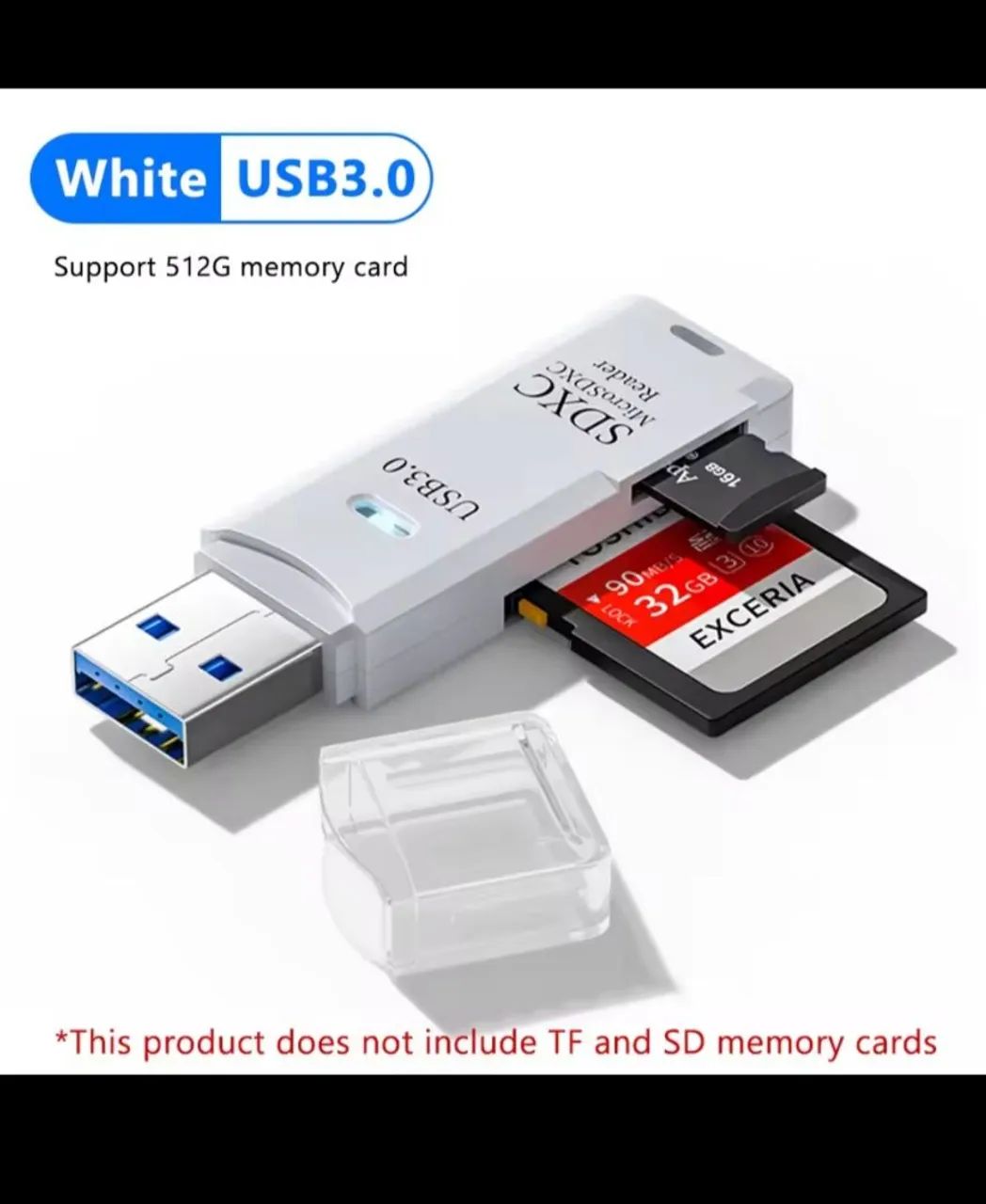 Adaptador Leitor de Cartão micro sd  USB 3.0  - Foto 3