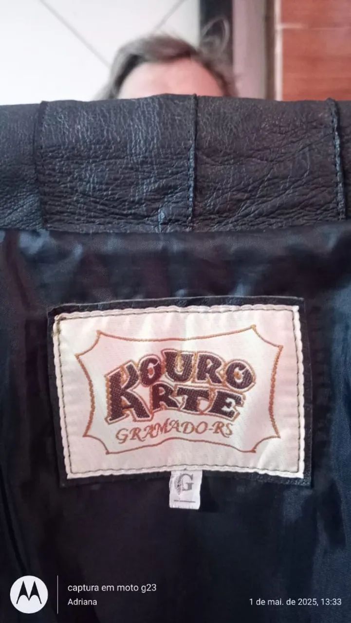Jaqueta de Couro - Ouro Arte - Gramado - RS