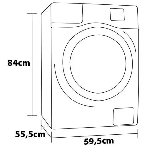 Secadora de Roupas Midea HealthGuard MD100A112/WW Branca - 11,2kg - 110V usada - Foto 4