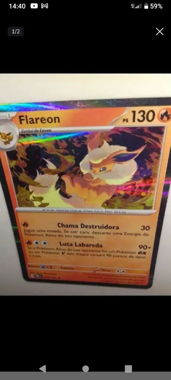 Kit de cartas pokémon original bem conservada linda cartas aproveite  - Foto 4